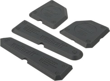Wolfcraft - kit jeu de spatules - 4 pièces - kit fer - 4330000