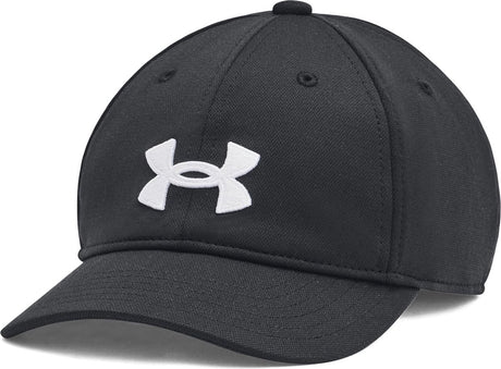 Casquette garçon Under Armour B Blitzing Low Adj-blk - noir - blanc
