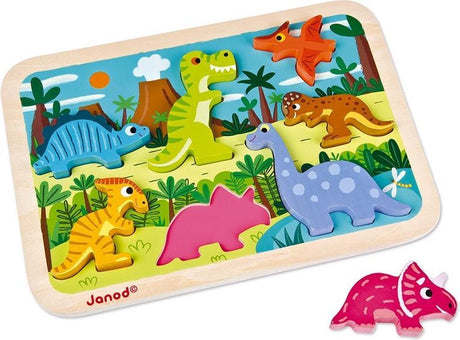 Janod - gros puzzle - dinosaure