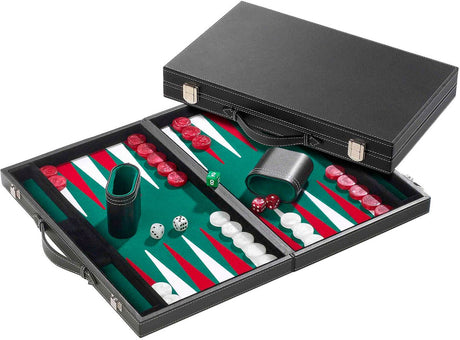 Valise de backgammon Philos grande verte