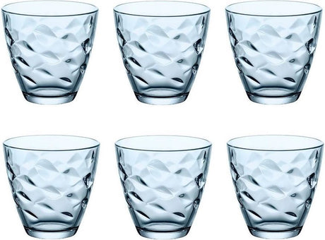 Verre Bormioli Rocco Flora - bleu - 260 ml - 6 pièces