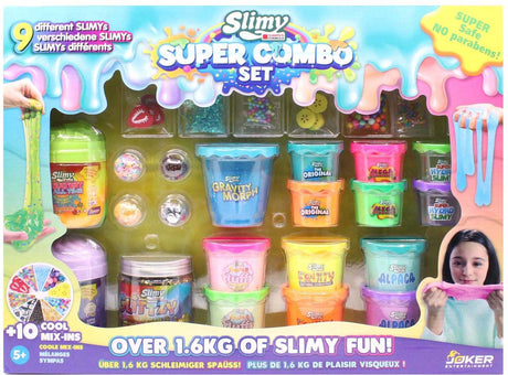 Ensemble super combo Joker slime - 1,6 kg de plaisir coloré.