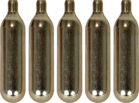 Dresco cartouche co2 16 grammes acier argent 5 pièces