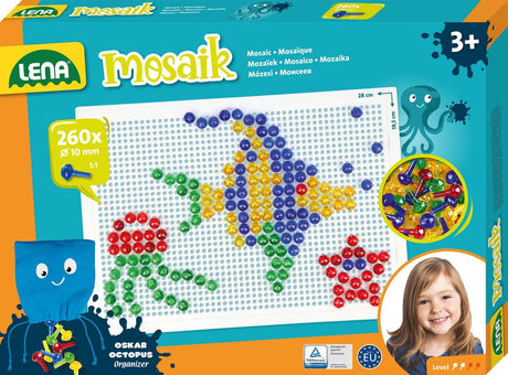 Set mosaïque Lena transparent 260pcs 10 mm