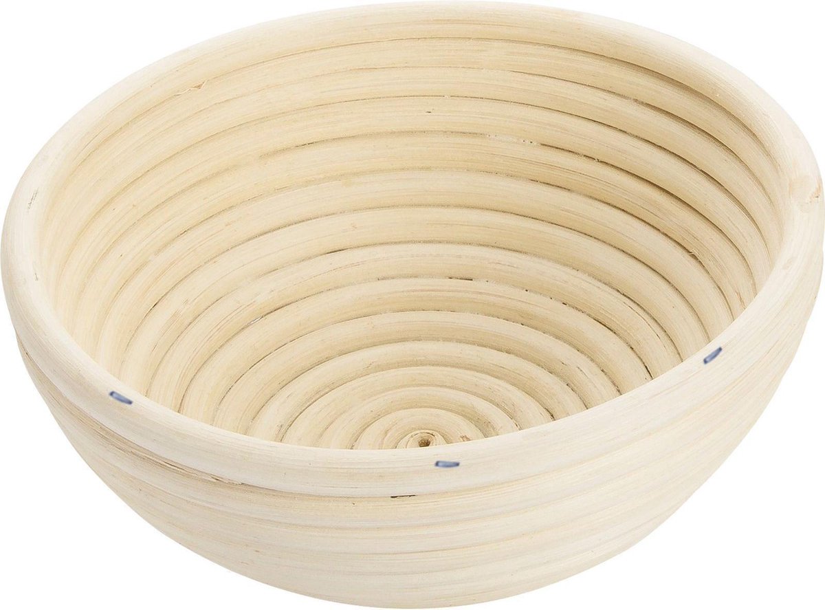 Panier de fermentation Westmark, pour 750-1000 g de pâte à pain, rond, diamètre : 17,5 cm, rotin, beige clair, 32082270