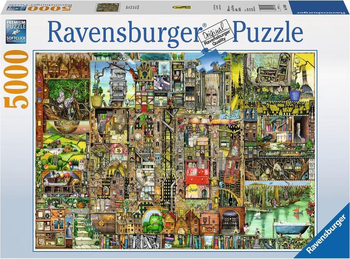 Ravensburger puzzle ville étrange colin thompson (5000 pièces)