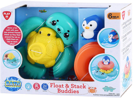Pile de jouets de bain Playgo et animaux marins flottants - 4 pcs.