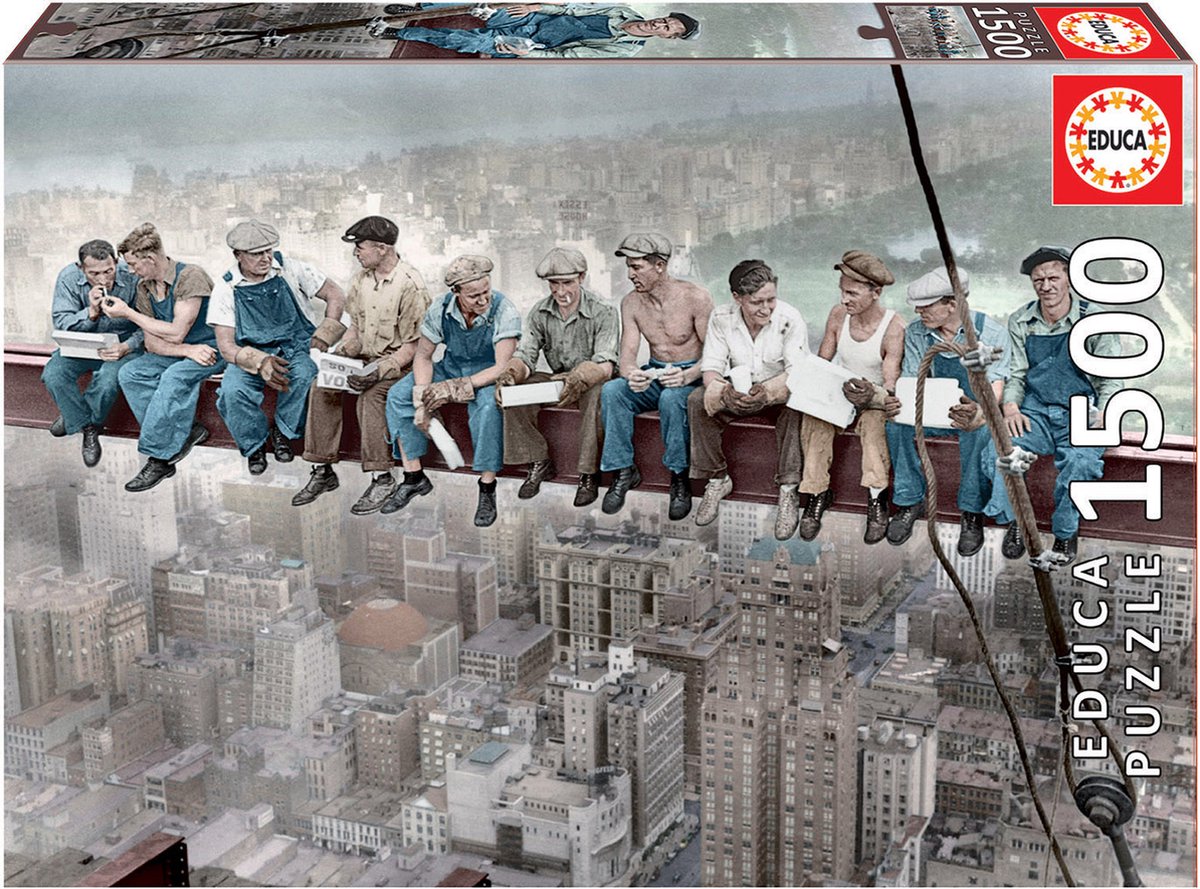 Educa - puzzle - 1500 pièces - petit déjeuner à new york