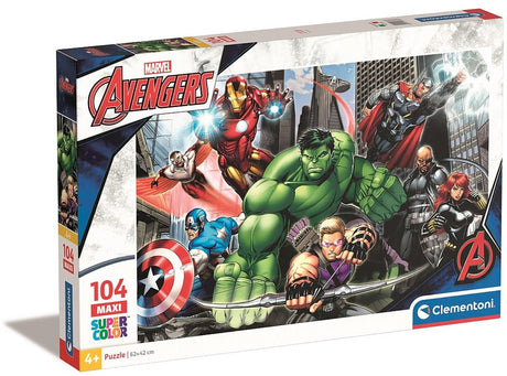 Clementoni Jigsaw Puzzle Super Color Maxi The Avengers, 104st.