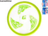 Frisbee transparent Gametime - 22 cm - 1 exemplaire - frisbee ultime - ring - jeu - été - extérieur