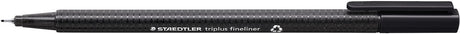Staedtler feutre fin triplus 334 0,3mm noir | 10 pièces