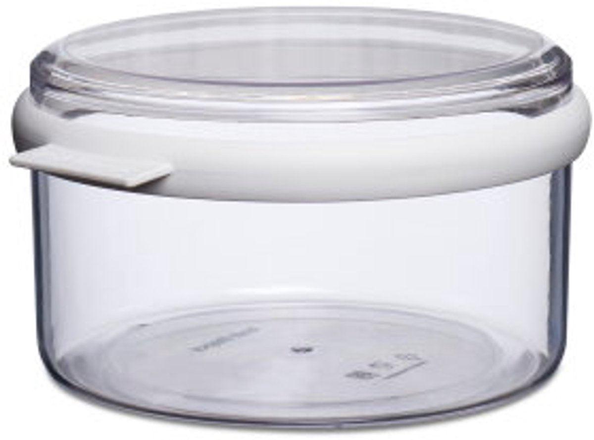 Mepal boîte de rangement stora ronde 1,5 l - blanc