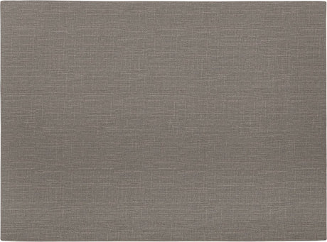 Mesapiu set de table aspect toile - rectangle - 33 x 45 cm - anthracite - lot de 4