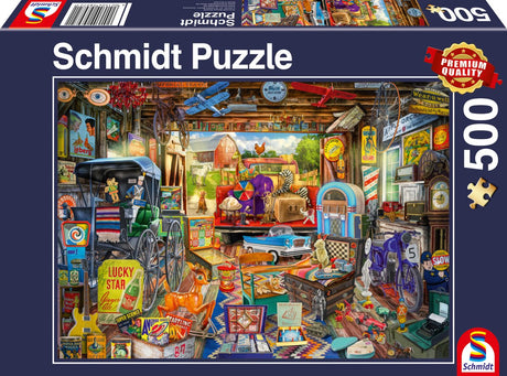 Schmidt - puzzle - vide-grenier - 500 pièces - enfants - à partir de 10 ans