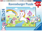 Ravensburger - Fairytale Unicorn Puzzle 2x24 Pièces