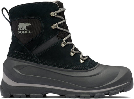 Sorel buxton™ lace boot wp bottes de neige pour hommes - noir, carrière - taille 45
