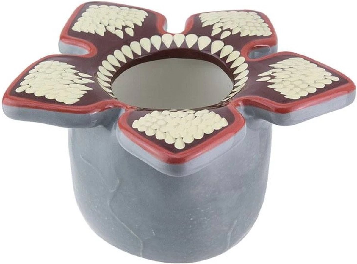 Paladone demogorgon keramische plantenpot of pennenhouder – officieel gelicentieerde stranger things‑merchandise bureau‑decoratie, cadeau voor netflix‑fans –