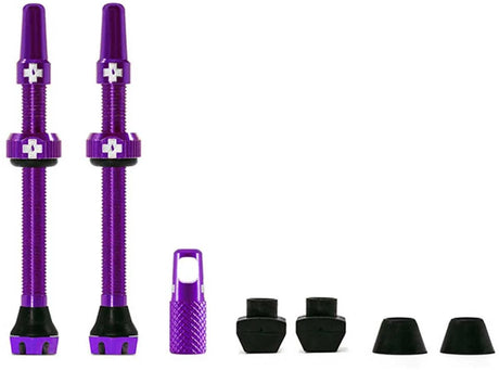 Muc-off v2 tubeless ventielset 60 mm, violet