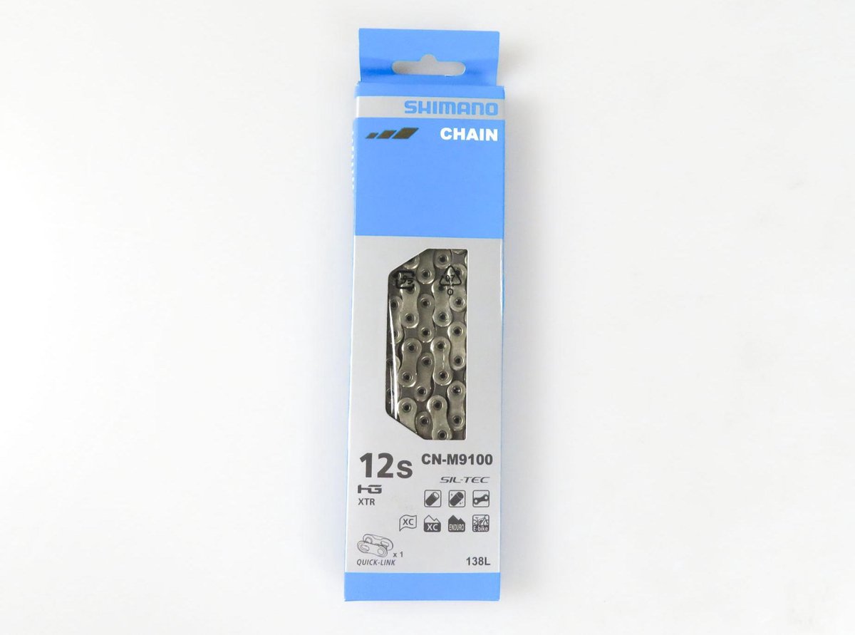 Shimano chaîne xtr cn-m9100 cale de chaîne.xtr 12-sp 116 maillons ql