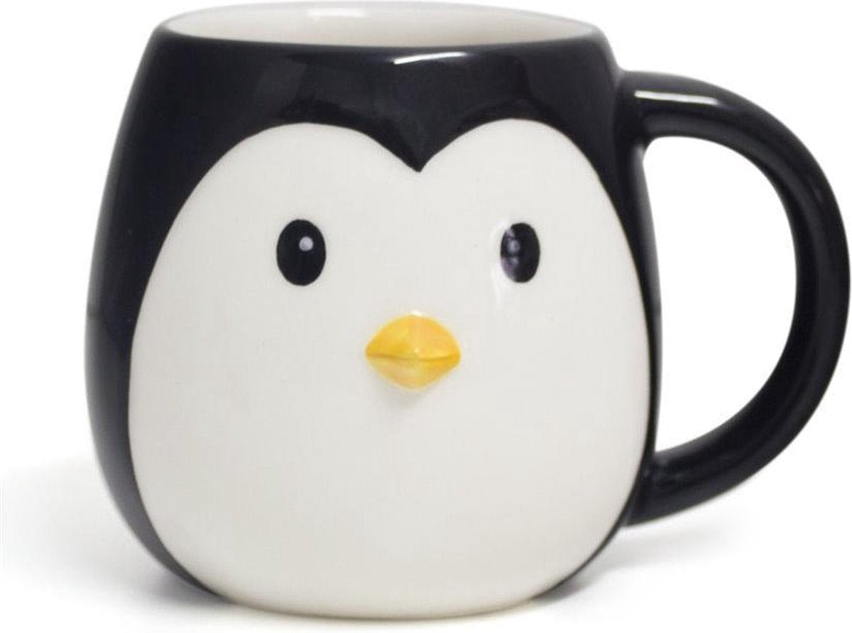 Balvi gobelet pingouin pingo céramique noire