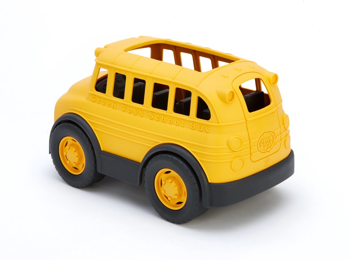 Autobus scolaire de jouets verts
