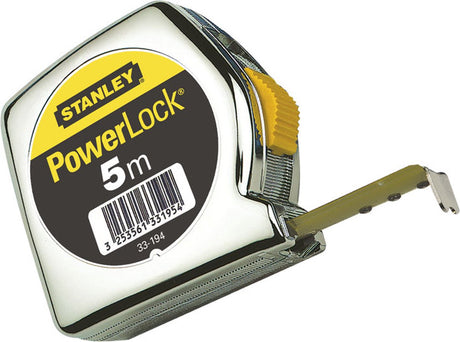 Mètre ruban Stanley powerlock 5m - 19mm