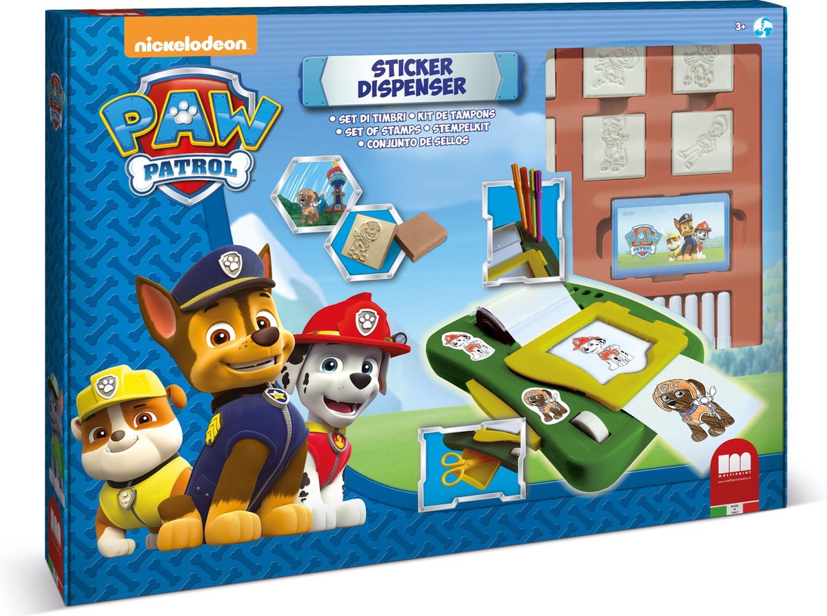 Ensemble de machines d'autocollants de patrouille multiprint PAW