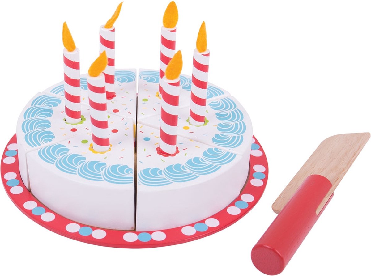 Gâteau d'anniversaire en bois Bigjigs