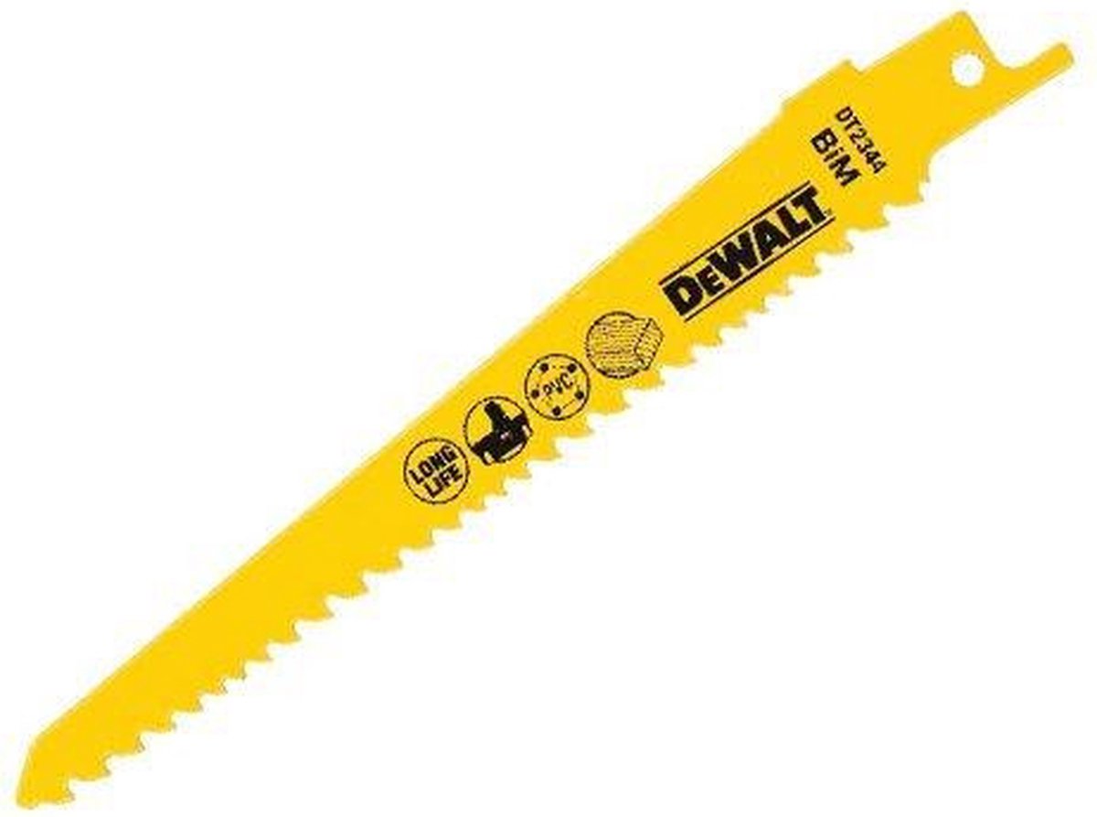 Dewalt dt2345-qz - lame de scie sabre universelle - bimétallique - 5 pièces