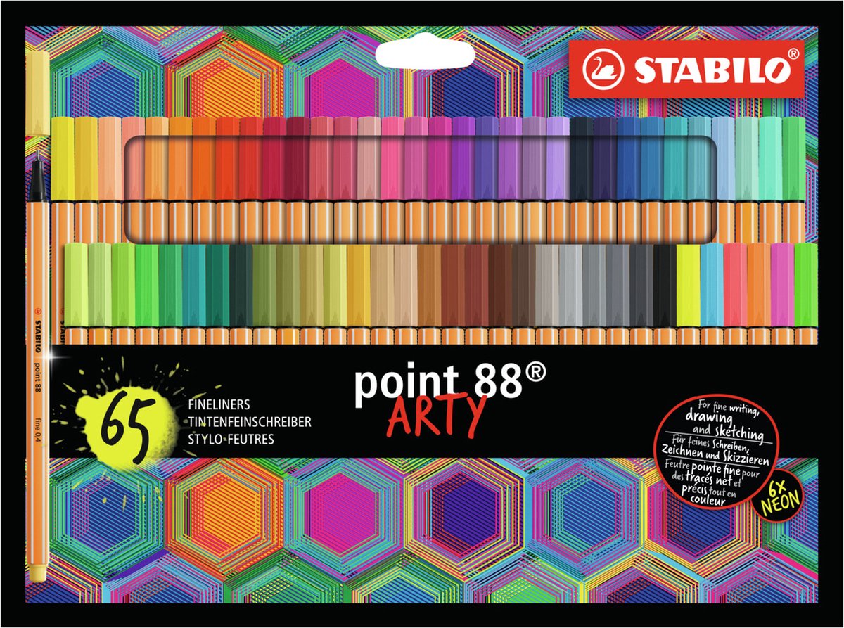 STABILO Point 88 Arty Pouch, 65e.