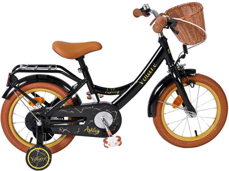 Vélo enfant Volare Ashley - filles - 14 pouces - noir