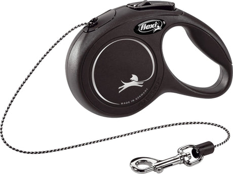 Flexi new classic cord - laisse rétractable chats - new classic cat cord xs noir