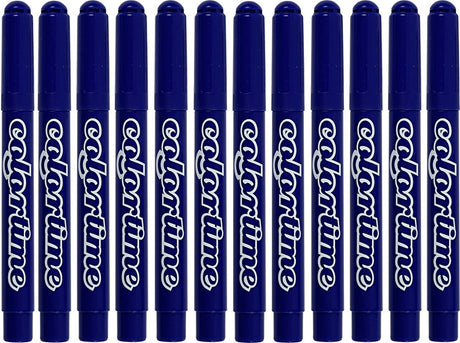 Marqueurs géants bleu foncé Creativ company, 12 pcs.