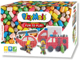 Playmais amusant à jouer au camion de pompiers