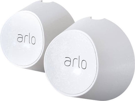 Support mural magnétique Arlo (blanc) - Support mural - Accessoire certifié - Support mural magnétique, résistant aux intempéries - Compatible avec les caméras de sécurité Ultra 2, Ultra, Pro 5, Pro 4, Pro 3, lot de 2 - VMA5000-10000S