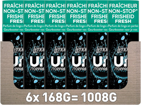 Lenor Unstoppables Booster de Parfum Parfum Frais - 6 x 168 grammes - Parfum de lavage