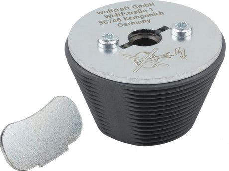 Wolfcraft - adaptateur adaptateur - agrandisseur de trous pour agrandir des trous avec une scie cloche - ø 54–70 mm - 76 mm - 5952000