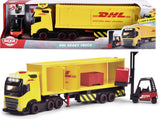 Dickie Toys Truck DHL avec chariot élévateur avec lumière et son | 2 pièces