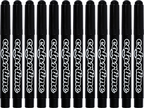Marqueurs Jumbo noirs, 12e.