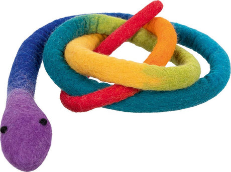 Goki sentit un boa serpent