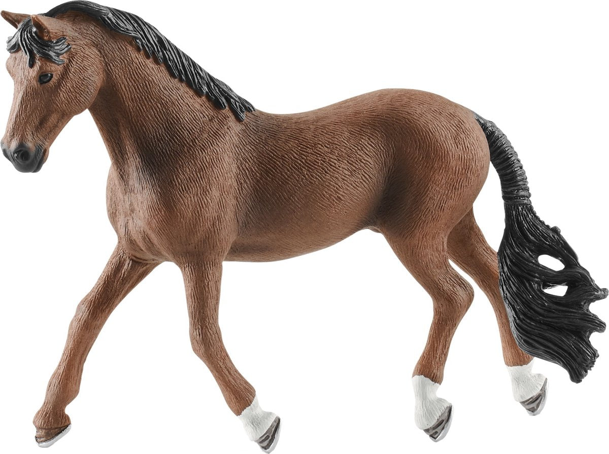 Schleich Horse Club - Hongre Trakehner - Figurine de jeu - Jouets pour enfants pour garçons et filles - 5 à 12 ans - 13909