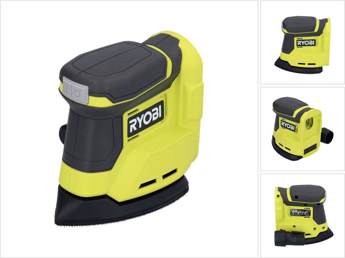 Ryobi rps18-0 one+ Corps de ponceuse à paume avec batterie Li-ion 18 V - 100 x 140 mm