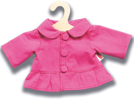 Manteau de poupée Heless pinky, 28-33 cm