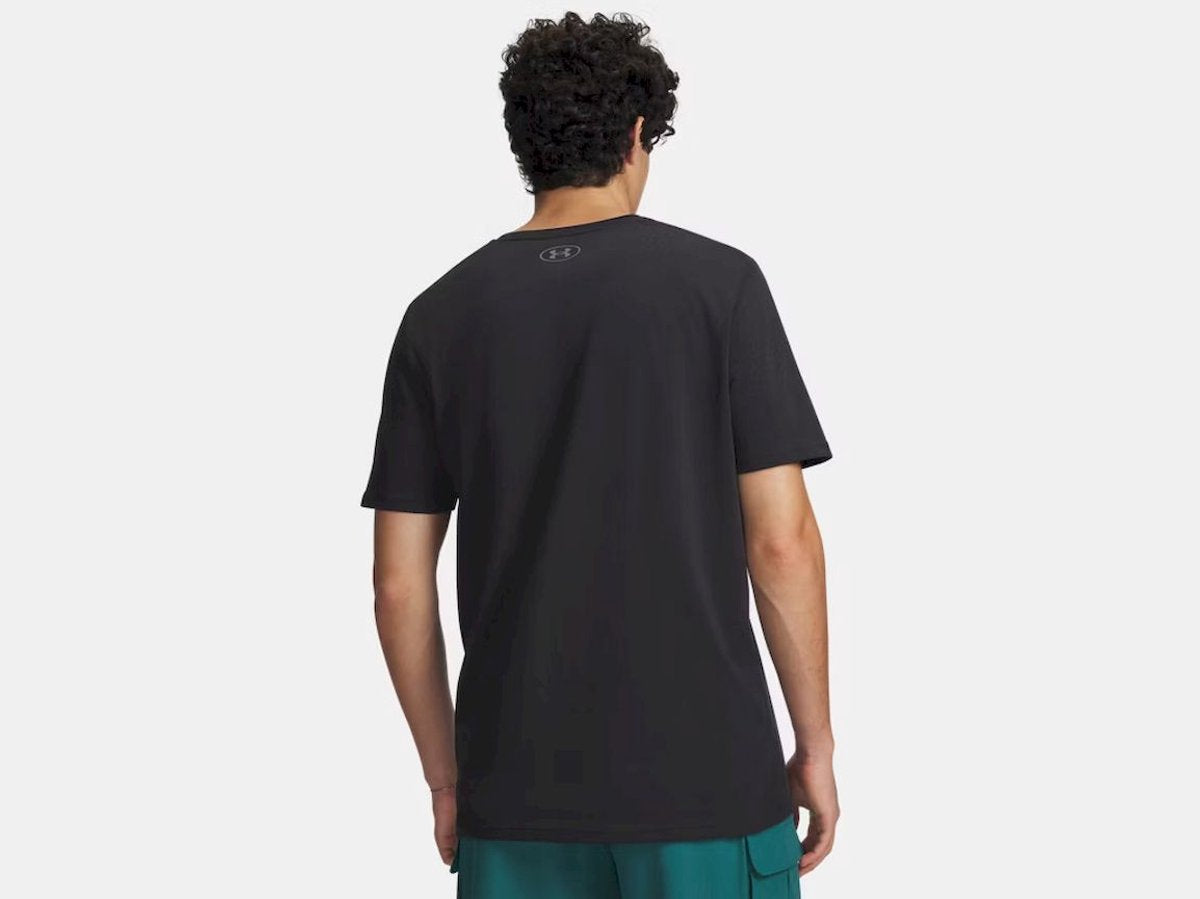 Chemise de sport Under Armour UA M Sportstyle LC SS-BLK pour hommes - Noir