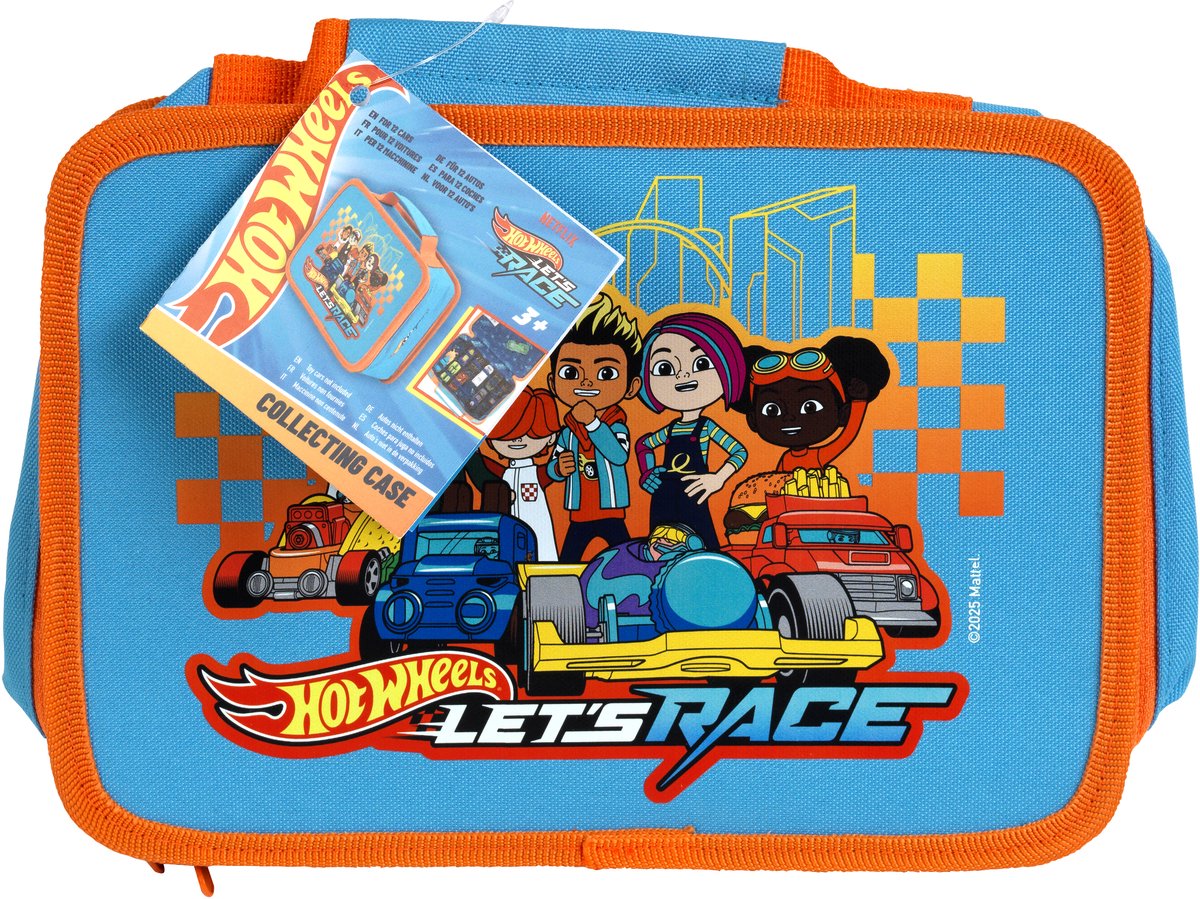 Klein toys hot wheels verzamelkoffer- geschikt voor max. 12 auto's - 25x18x8cm