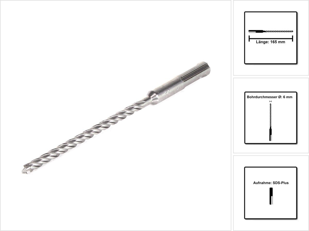Accessoires Makita p4s : foret sds-plus 6x165mm - b-57978 - b-57978