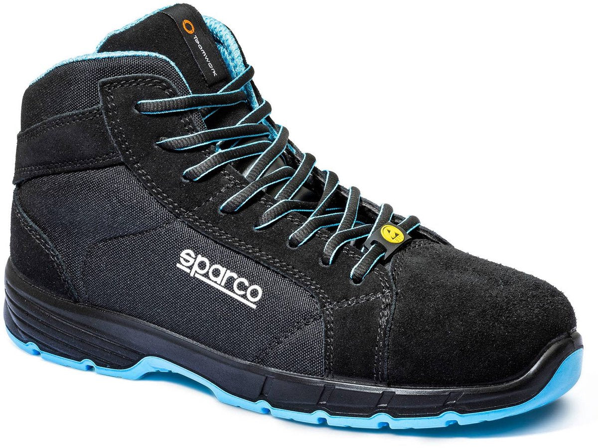 Sparco chaussures de travail s3s - horizon fargo - noir bleu — noir — 48