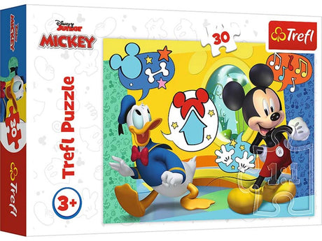 Trefl - puzzle Miki Mouse - 30 pièces - Personnages Disney - 27x20 cm