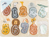 Small foot - safari puzzle figurines en bois