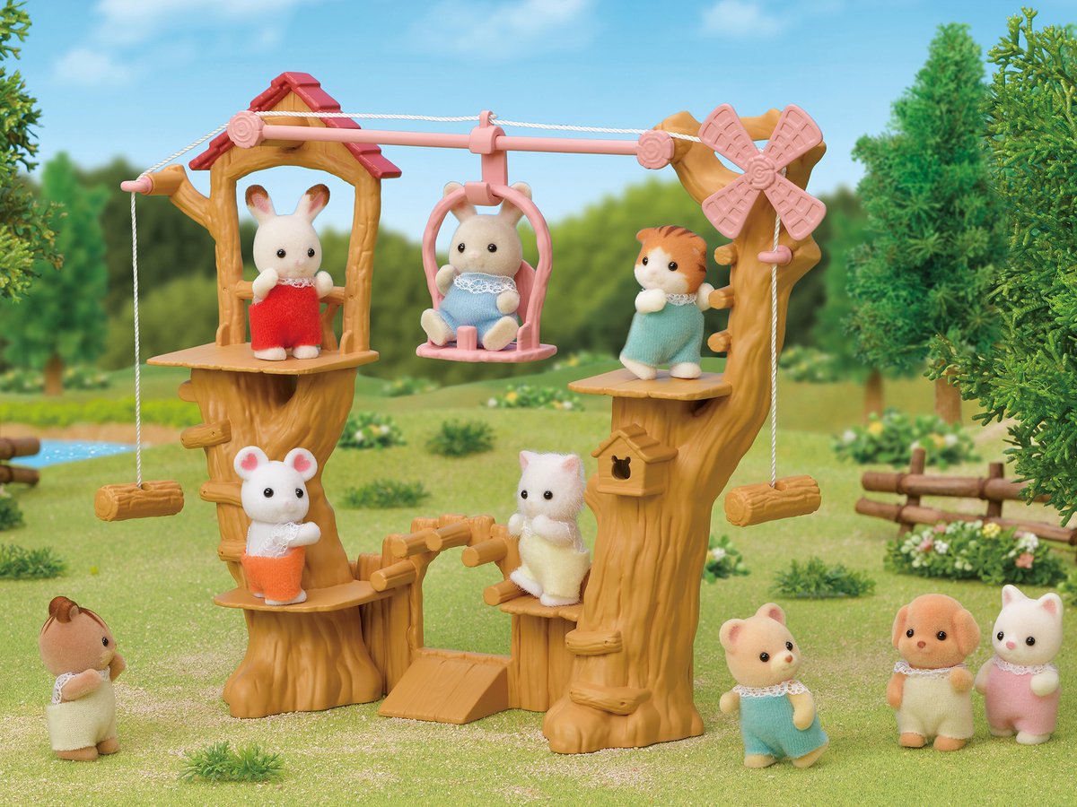 Parking téléphérique bébé Epoch Sylvanian Family 5452